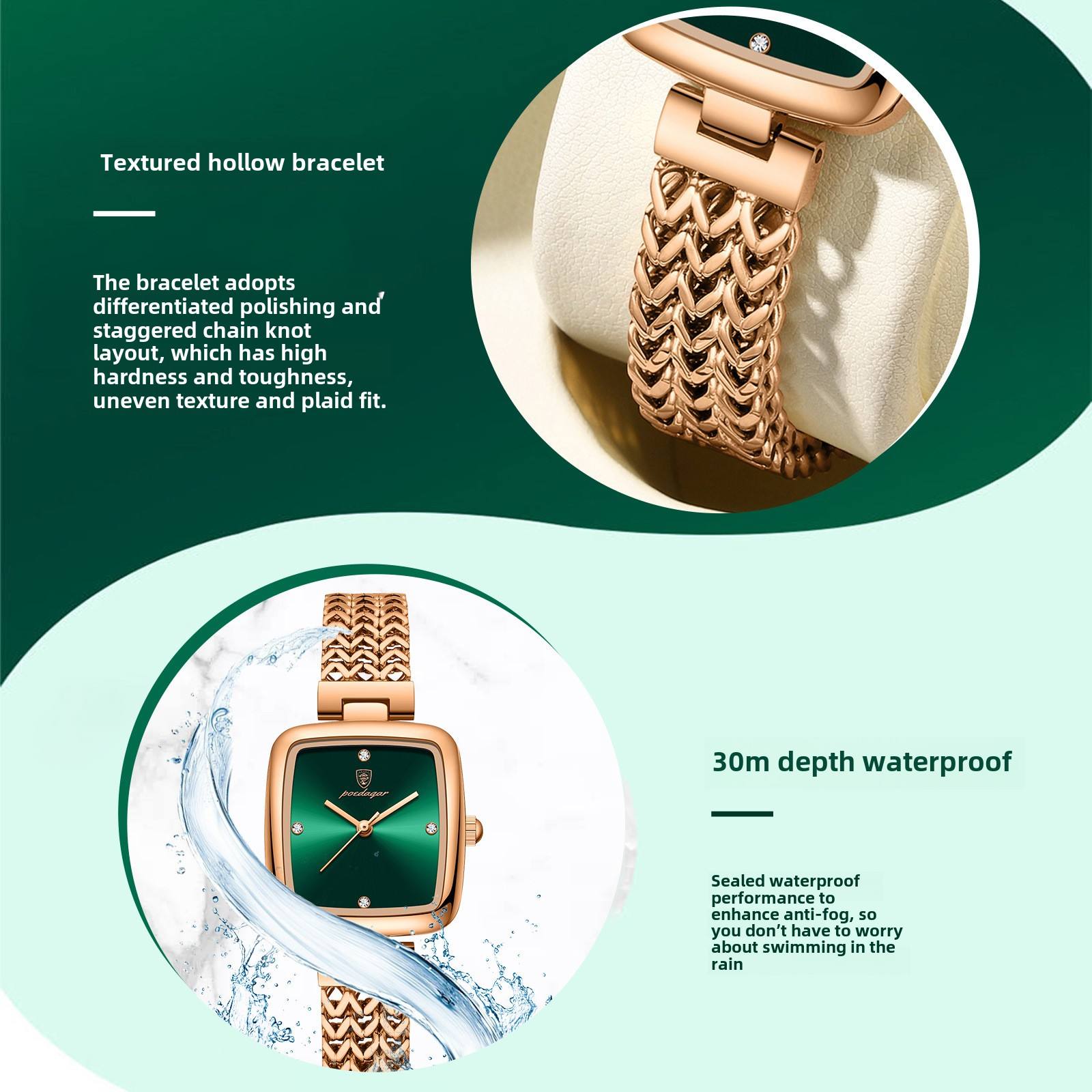 MONTRE POEDAGAR POUR FEMMES