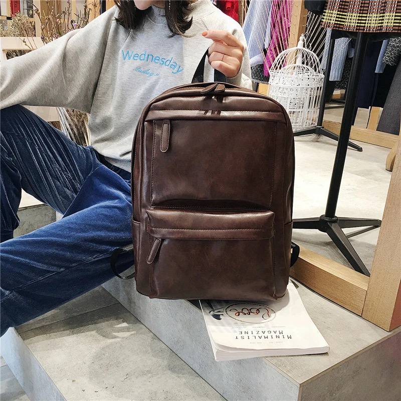 SAC A DOS EN CUIR PU POUR HOMME