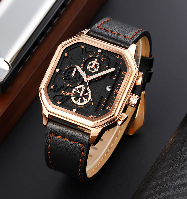 Montre SKMEI Chronographe en Cuir