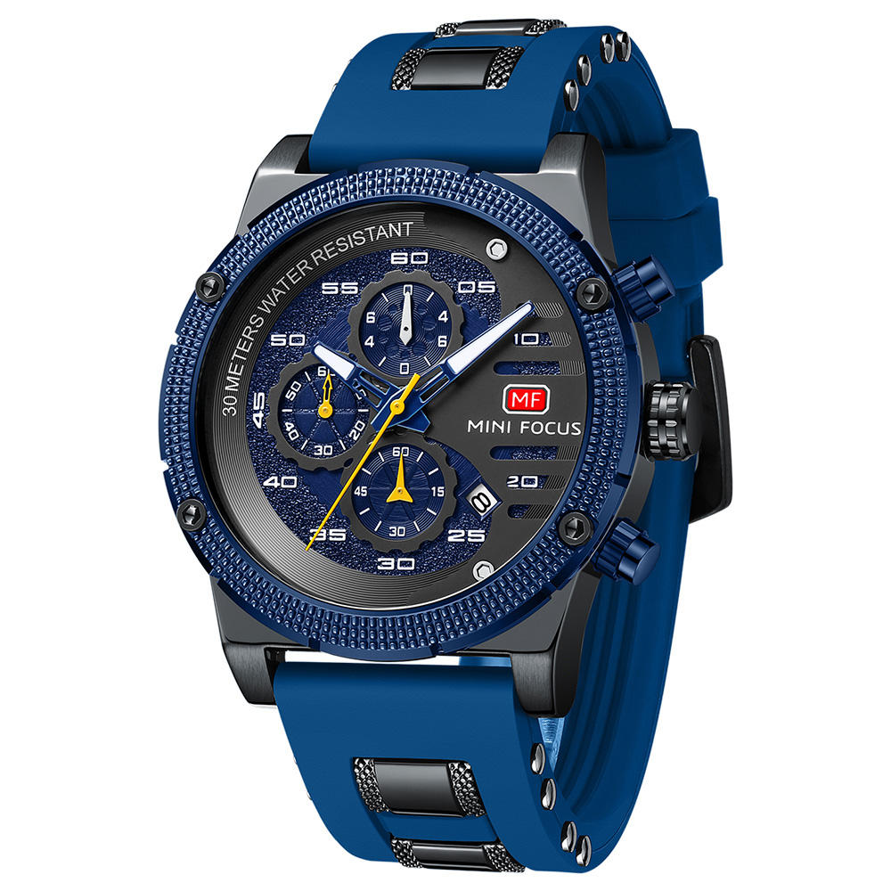 Montre Mini Focus Chronographe en Silicon