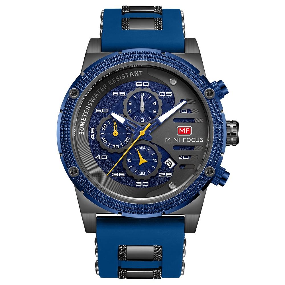 Montre Mini Focus Chronographe en Silicon