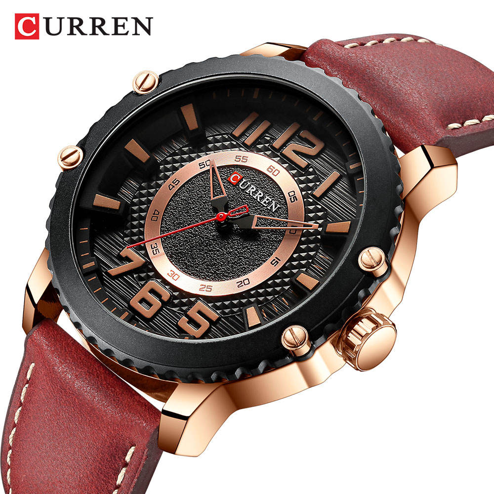 Montre Curren en Cuir Simple 8341