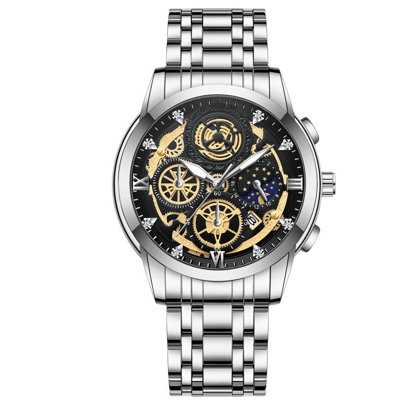 Montre VavaVoom en chaine inoxydable